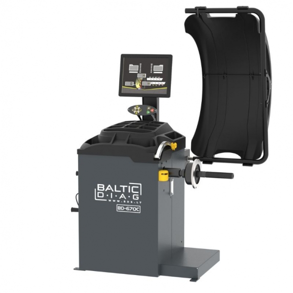 Automatic wheel balancer for passenger vehicles BD-670C