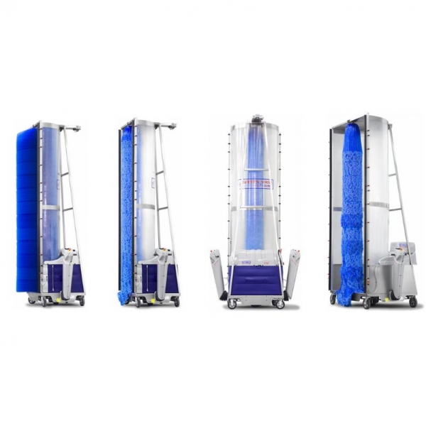 Self-propelled battery-powered washing machine for buses and trucks Speedy Wash 626 EZ | Baltic Diag