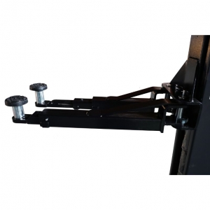 Two-post car lift 4000 kg, with electromagnetic arm locking and 2 + 3 stage arms, BD-4000EP3