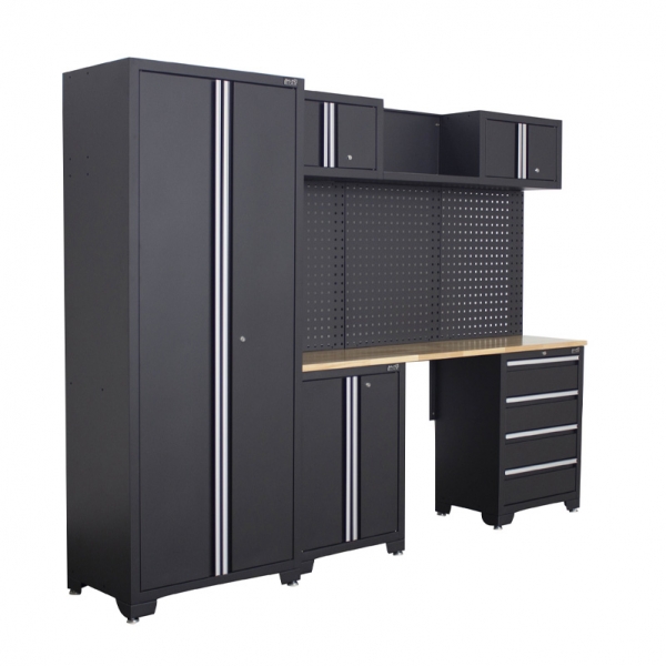 Professional workbench set with mobile cabinet for workshops, garages, and auto services, 13 pcs. | Baltic Diag Professional workbench set with mobile cabinet for workshops, garages, and auto services, 13 pcs. | Baltic Diag