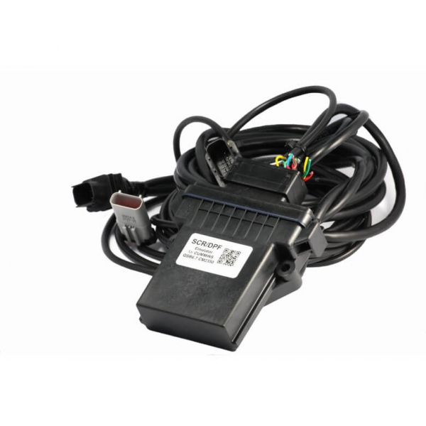 SCR / DPF emulator for Komatsu loaders, bulldozers