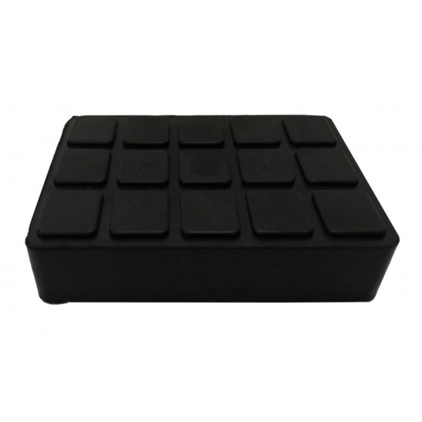 Rubber lift pad 110 x 110 x 25 mm Rubber lift pad 110 x 110 x 25 mm