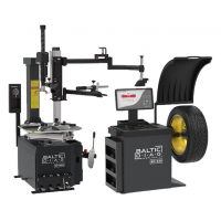 Tyre changer and wheel balancer sets