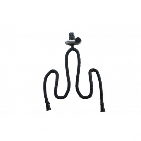 Dual exhaust extraction hose Castex 75 mm