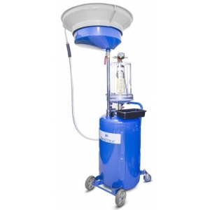 Pneumatic waste oil collection tank with plastic reservoir Castex 80 liters | Baltic Diag Pneumatic waste oil collection tank with plastic reservoir Castex 80 liters | Baltic Diag