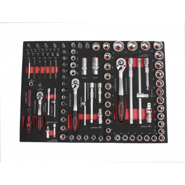 Professional tool trolley with tools, 7 drawers, 319 pcs | Baltic Diag