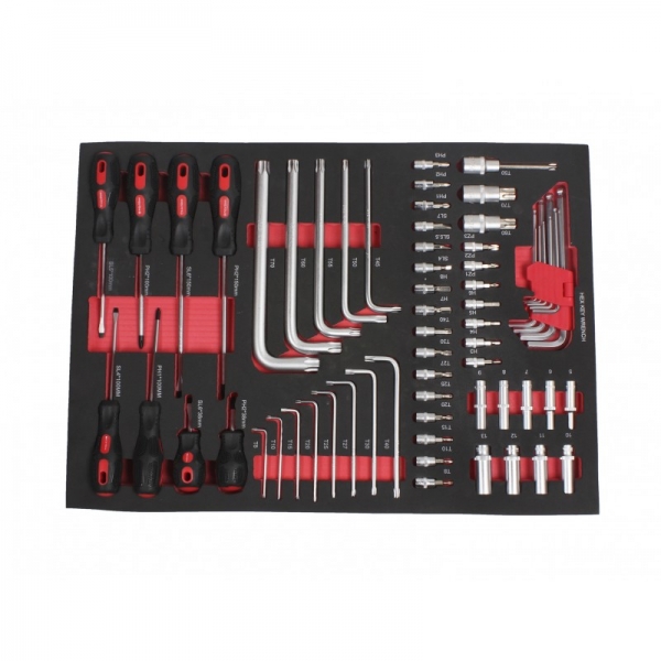 Professional tool trolley with tools, 7 drawers, 319 pcs | Baltic Diag