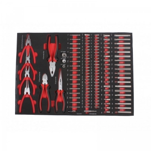 Professional tool trolley with tools, 7 drawers, 319 pcs | Baltic Diag