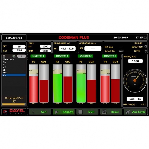 Codeman Plus diesel injector and pump test bench | Baltic Diag