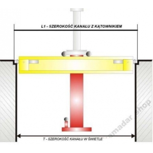 Pit pneumo-hydraulic hoist 16 tons straight | Baltic Diag