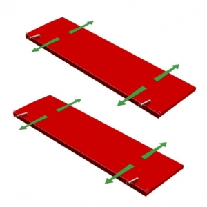 Rear slipping plates for wheel alignment work FASEP | Baltic Diag