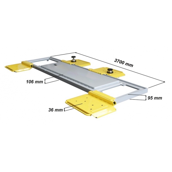 Car body straightening stand Master 3700 BT 2RO | Baltic Diag