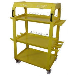 Tool trolley with tools for car body straightening work LA 104 | Baltic Diag