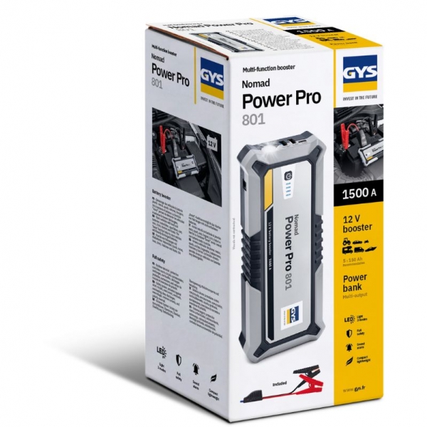 Пусковое устройство для аккумуляторов NOMAD POWER PRO 801 | Baltic Diag