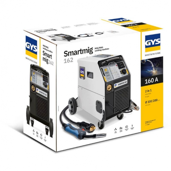 Semi-automatic welding machine SMARTMIG 162 MIG/MAG GYS | Baltic Diag
