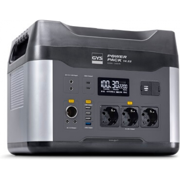 External power battery GYS power pack 14.22 12V/230V | Baltic Diag