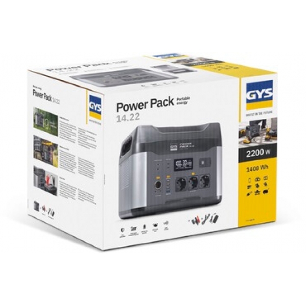 External power battery GYS power pack 14.22 12V/230V | Baltic Diag