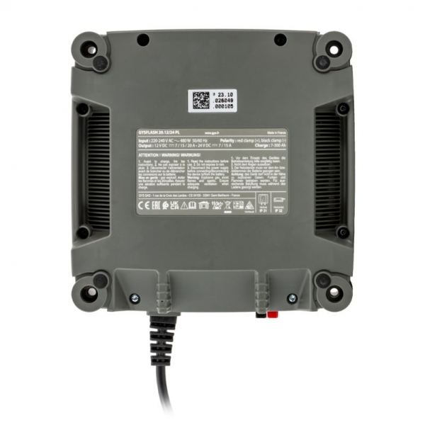 Зарядное и обслуживающее устройство для аккумуляторов GYSFLASH 20.12/24 PL | Baltic Diag