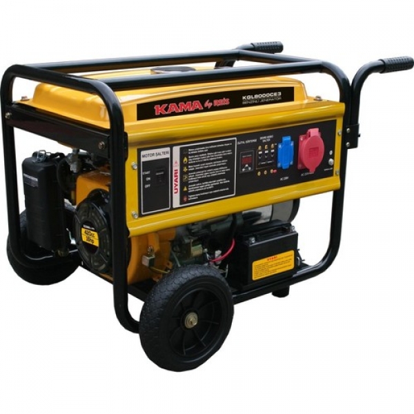 Mobile petrol generator KAMA by REIS KGL8000CE3 6.5 kW Mobile petrol generator KAMA by REIS KGL8000CE3 6.5 kW