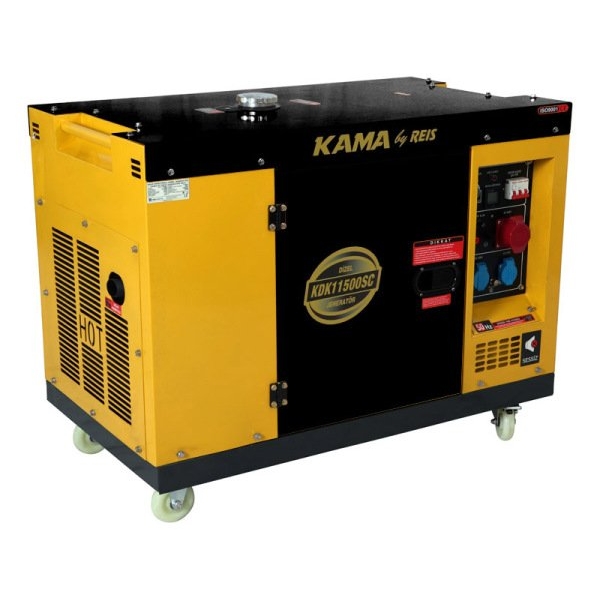 Mobile diesel generator KAMA by REIS KDK11500SC3, 8 kW Mobile diesel generator KAMA by REIS KDK11500SC3, 8 kW