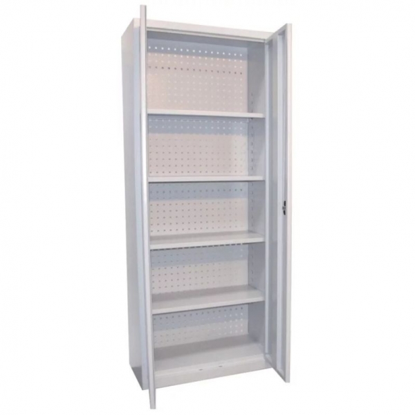 Metal cabinet with two-point handle lock Metal cabinet with two-point handle lock