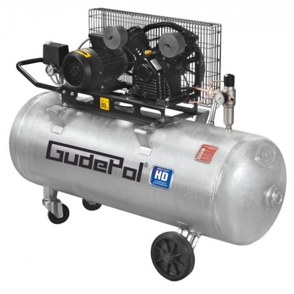 GudePol Piston Air Compressor 200L 510 L/min 10 bar GudePol Piston Air Compressor 200L 510 L/min 10 bar
