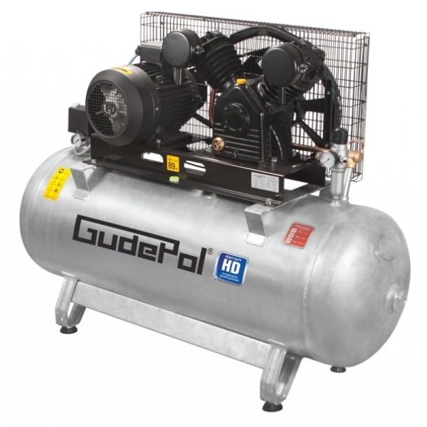GudePol piston air compressor 270L 900 L/min 10 bar GudePol piston air compressor 270L 900 L/min 10 bar