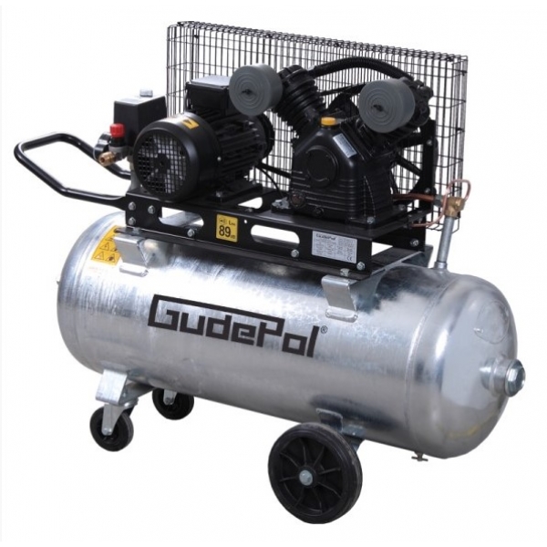 Gudepol Piston Air Compressor 90L 510 L/min 10 bar Gudepol Piston Air Compressor 90L 510 L/min 10 bar