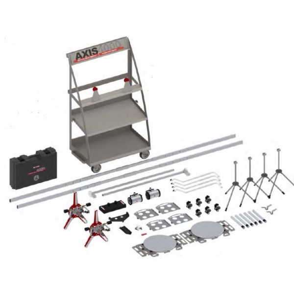 Camera-based computerized wheel/axle alignment system for heavy-duty vehicles Haweka AXIS4000 PRO 