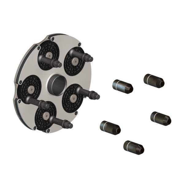 Adjustable clamping plate for wheel centering QuickPlate V (5-pin) Haweka