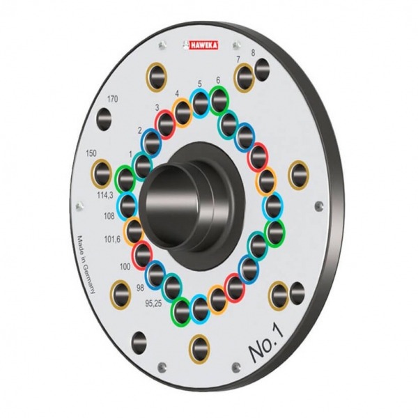 Wheel clamping flange kit for balancing machines WorldKit II Haweka | Baltic Diag Wheel clamping flange kit for balancing machines WorldKit II Haweka | Baltic Diag