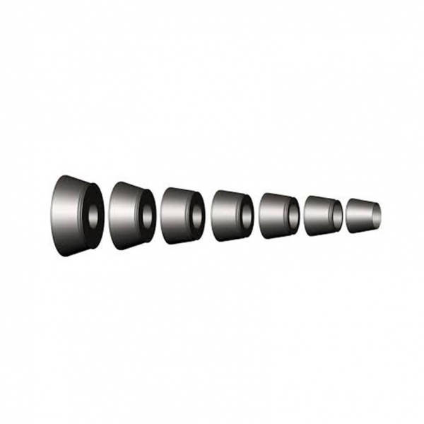 Centering cone set for wheel balancing (42.5–131.5 mm) Haweka