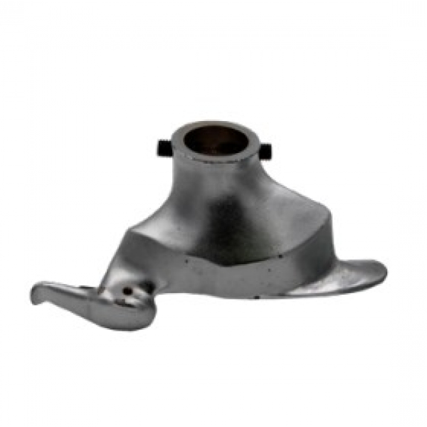 Motorcycle wheel mounting head assembly for table-top tyre changers