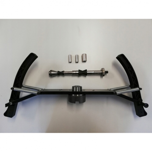 Universal motorcycle wheel adaptor “P” (with tapered flange) for wheel balancers