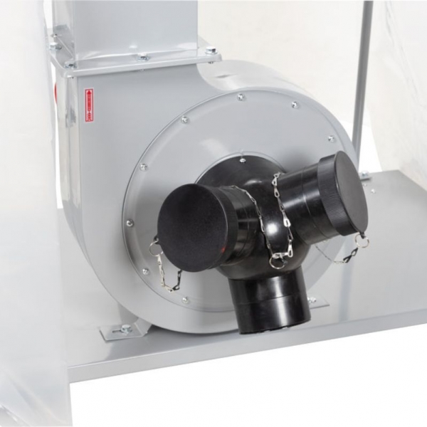 Dust collector with insert for workshops with 3 suction ports | Baltic Diag