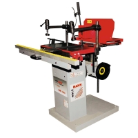 Wood drilling and mortising machine