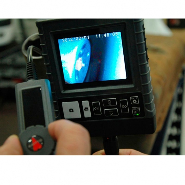 Endoscope with 4.5 mm analog 2-way articulation probe for common rail | Baltic Diag