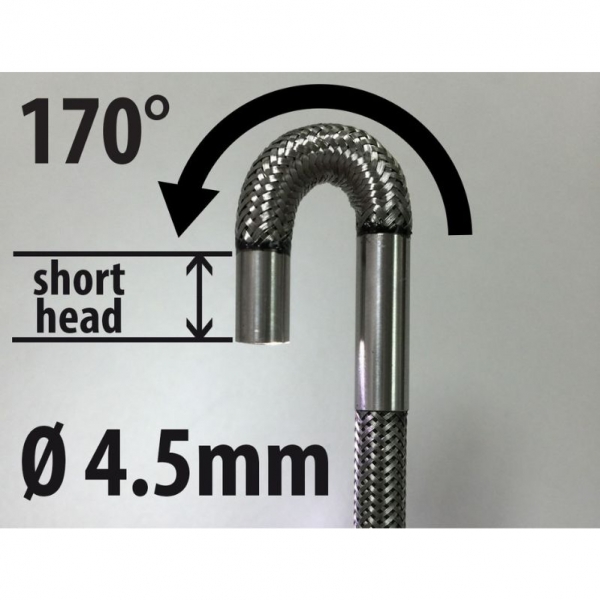 Endoscope with 4.5 mm analog 2-way articulation probe for common rail | Baltic Diag