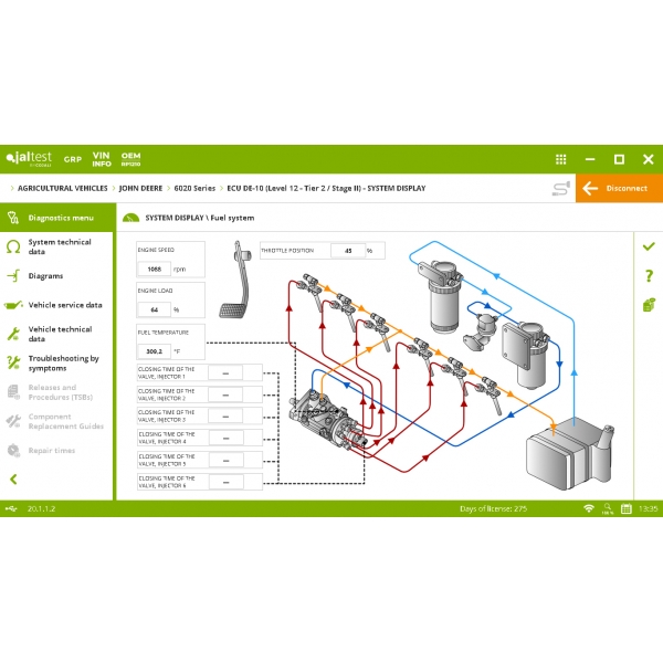 Universal agricultural machinery diagnostic tool Jaltest AGV Kit | Baltic Diag