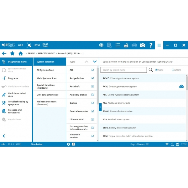 Универсальное диагностическое оборудование для грузовиков Jaltest PC Link | Baltic Diag