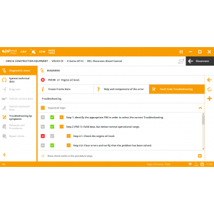 Universal diagnostic equipment for construction machinery Jaltest OHW Kit | Baltic Diag