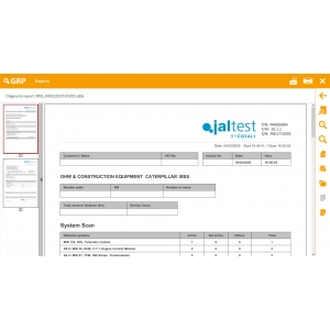 Universal diagnostic equipment for construction machinery Jaltest OHW Kit | Baltic Diag