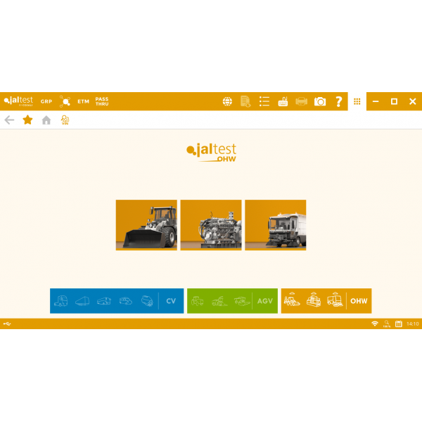 Universal diagnostic equipment for construction machinery Jaltest OHW Kit | Baltic Diag