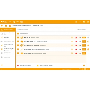 Universal diagnostic equipment for construction machinery Jaltest OHW Kit | Baltic Diag