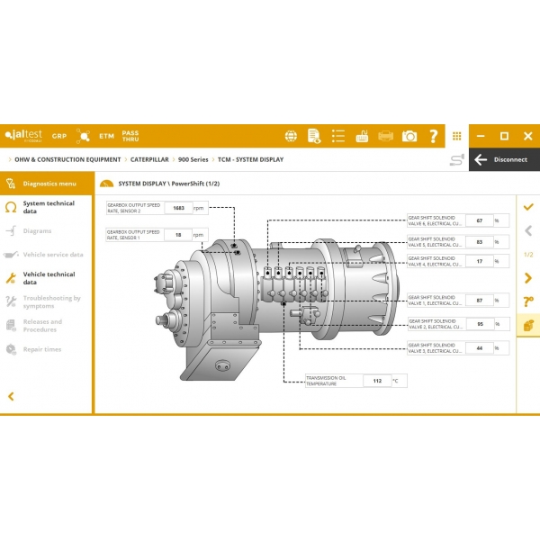 Universal diagnostic equipment for construction machinery Jaltest OHW Kit | Baltic Diag