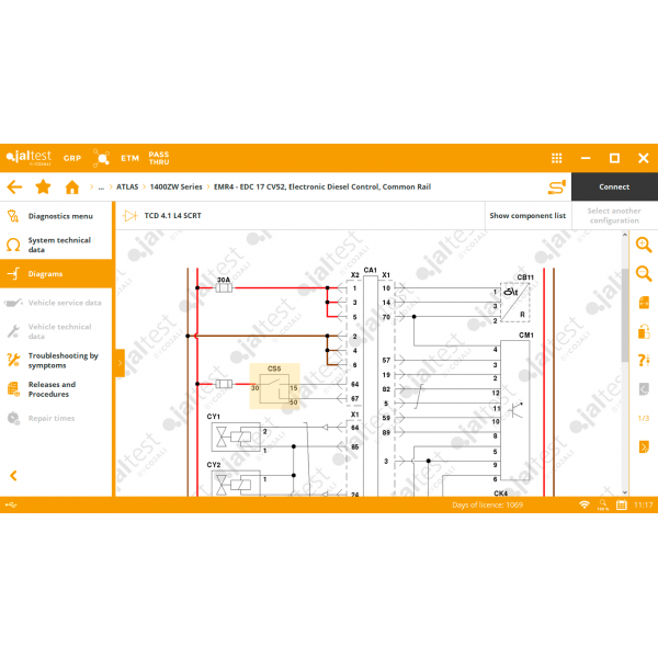 Universal diagnostic equipment for construction machinery Jaltest OHW Kit | Baltic Diag