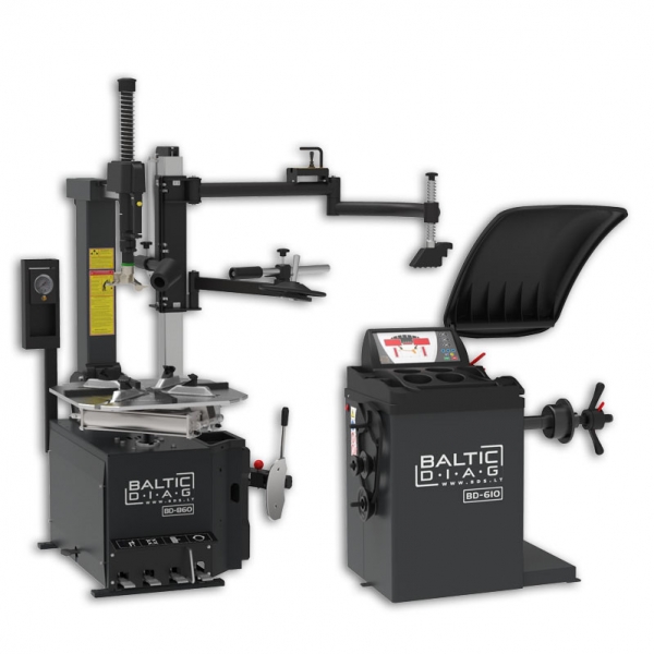 Set of tire changer and wheel balancing machines BD-860 + BD-610 Set of tire changer and wheel balancing machines BD-860 + BD-610