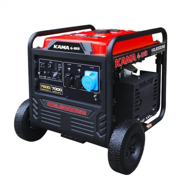 Gasoline inverter generator KAMA KGL8000ISE 7.5 kW Gasoline inverter generator KAMA KGL8000ISE 7.5 kW