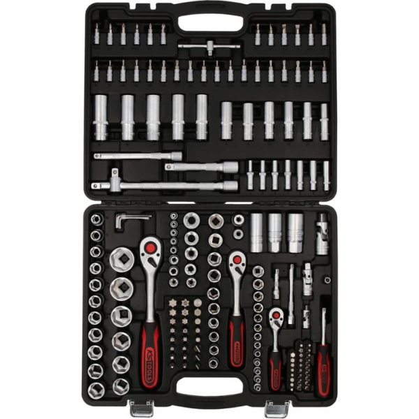 Tool set KS Tools, 179 pcs. 1/4 ”; 3/8 ”; 1/2 ”6 point heads. | Baltic Diag