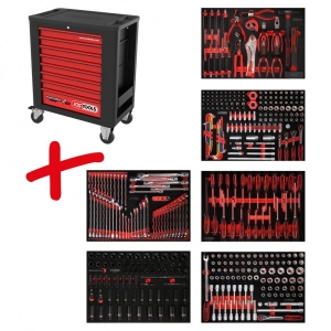 Performanceplus P15 tool trolley set with 423 tools, 6 drawers KS Tools | Baltic Diag Performanceplus P15 tool trolley set with 423 tools, 6 drawers KS Tools | Baltic Diag